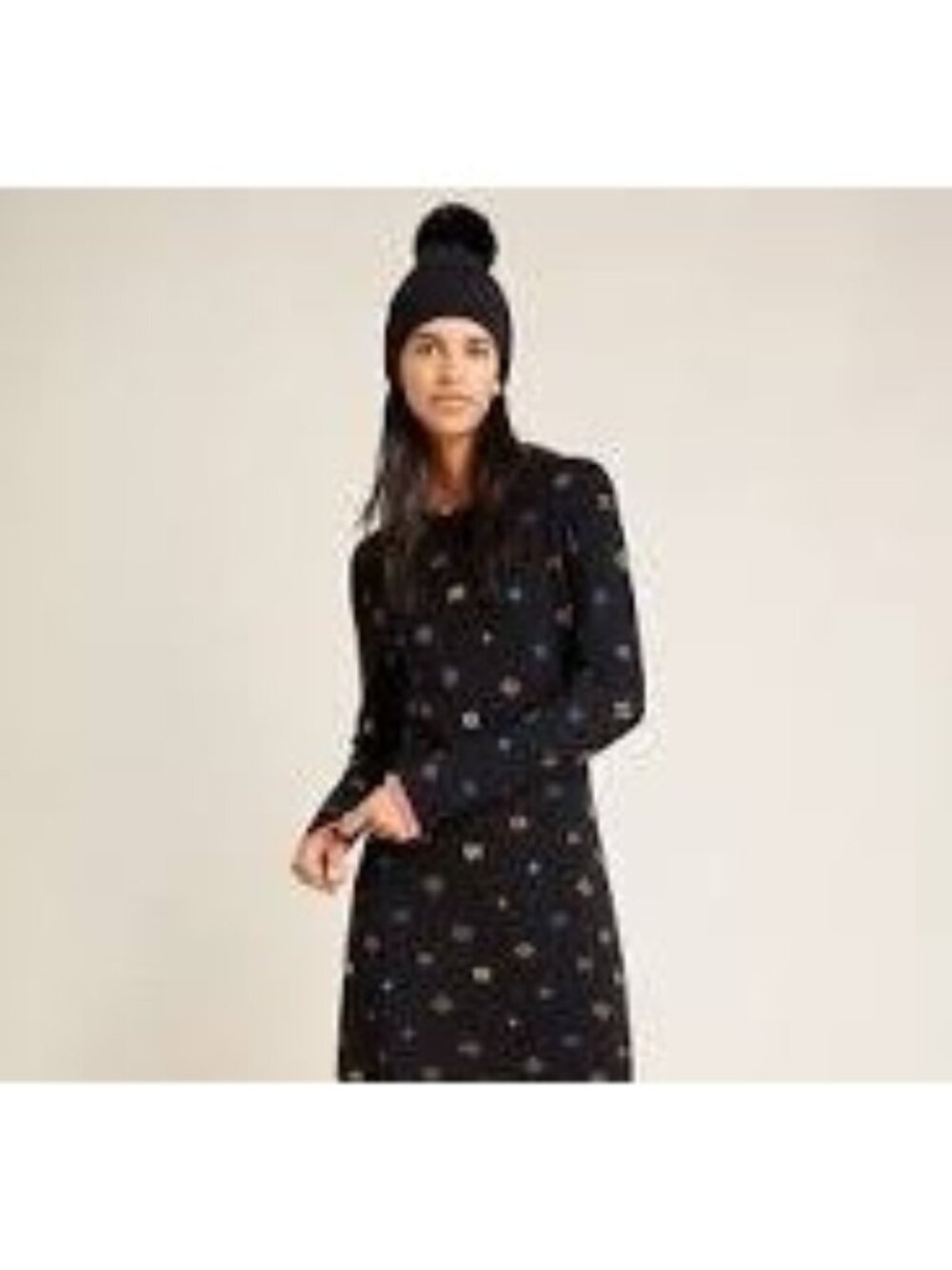 V-31. Aldomartins Toni Sweater Dress Black